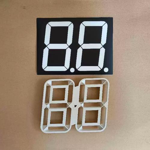 源头工厂直供 5英寸无秒数码管与8字壳红膜超大尺寸数码管在工矿灯具的应用